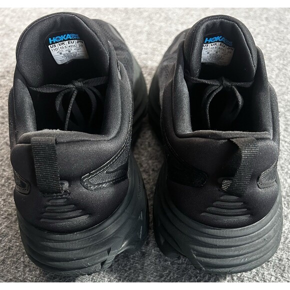HOKA ONE ONE Men’s Size 11D Bondi 8 Running Shoes All Black Ultra Cushioned $165 main image 7